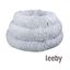 Leeby Cama Redonda Anti Stress de Pelo Cinzento para cães, , large Indicador imagem número 3