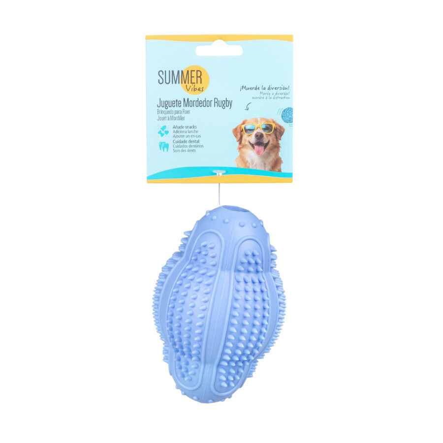 Summer Vibes TPR Chew Rugby Brinquedo para c&atilde;es, , large Imagem n&uacute;mero 5