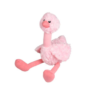 Flamingo Lorio Peluche de Emu Cor-de-rosa para cães 