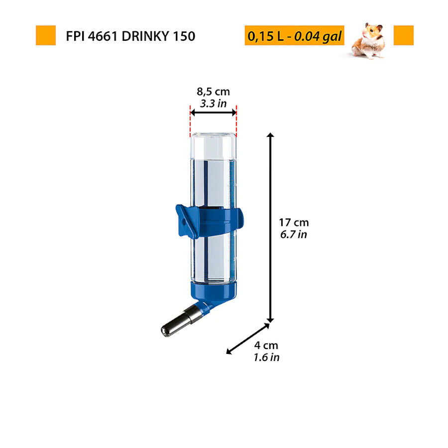 Drinky bebedouro para roedores com sistema anti gotejo, , large Imagem n&uacute;mero 2