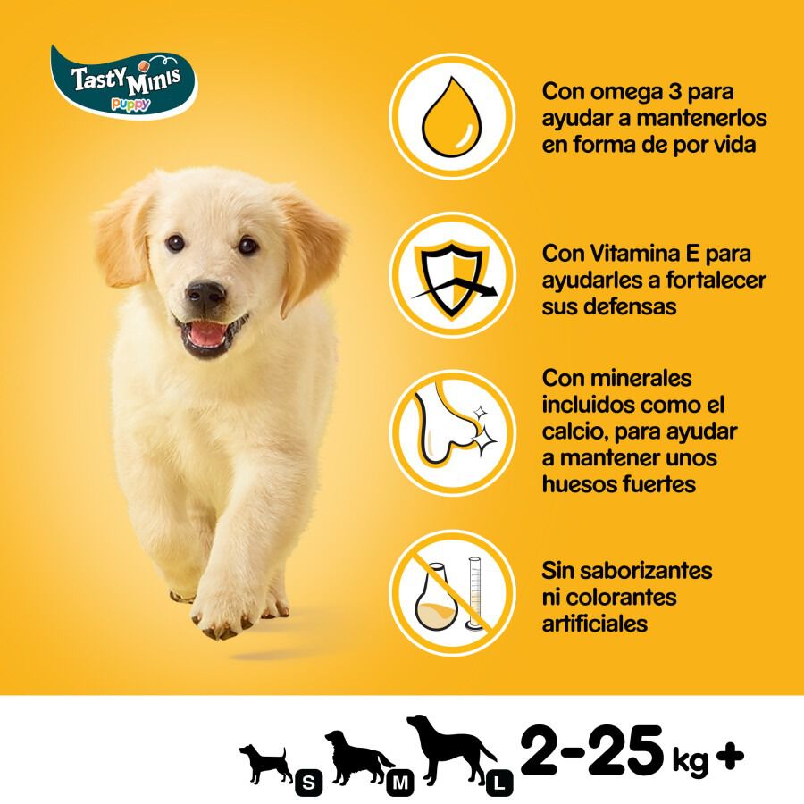 125 g Pedigree Tasty Minis Petiscos com sabor a Frango para C&atilde;es Cachorros, , large Imagem n&uacute;mero 6