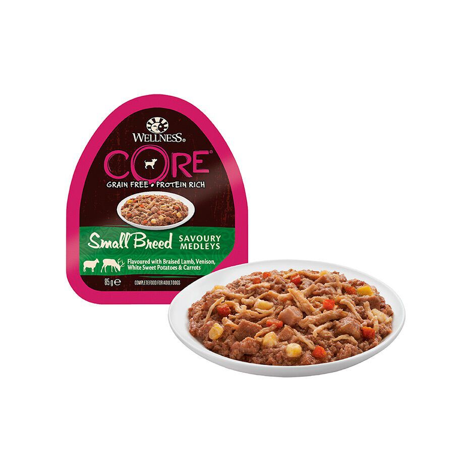 85 g Wellness Core Small Breed Grain Free Cordeiro e Veado terrina para c&atilde;es, , large Imagem n&uacute;mero 2