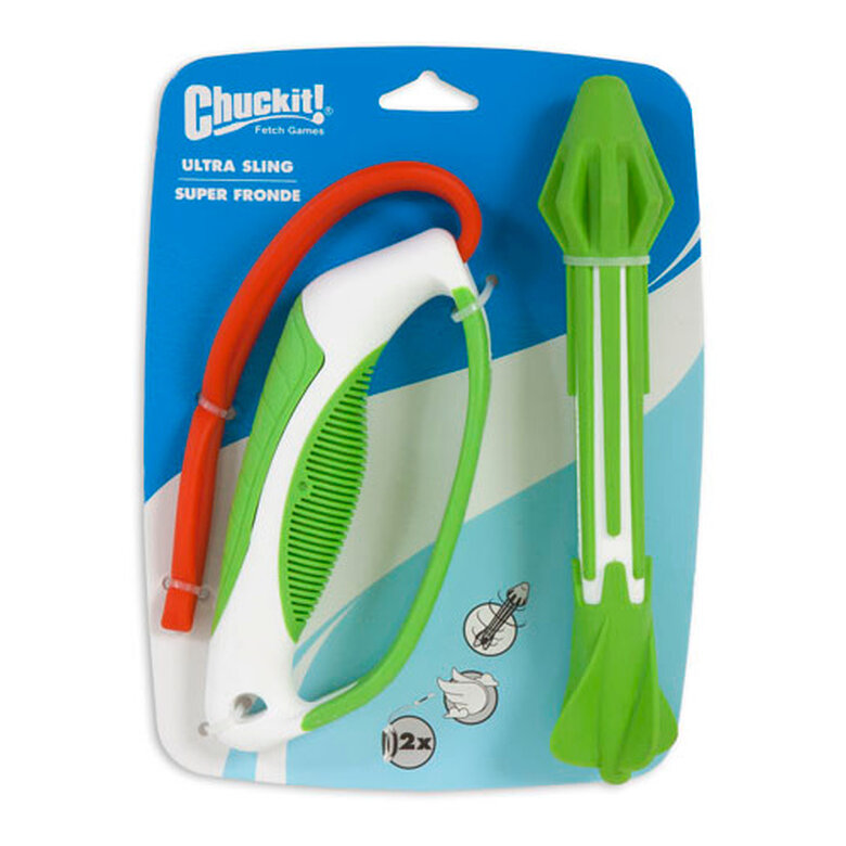 Chuckit! juguete para perros lanza flechas de goma image number null