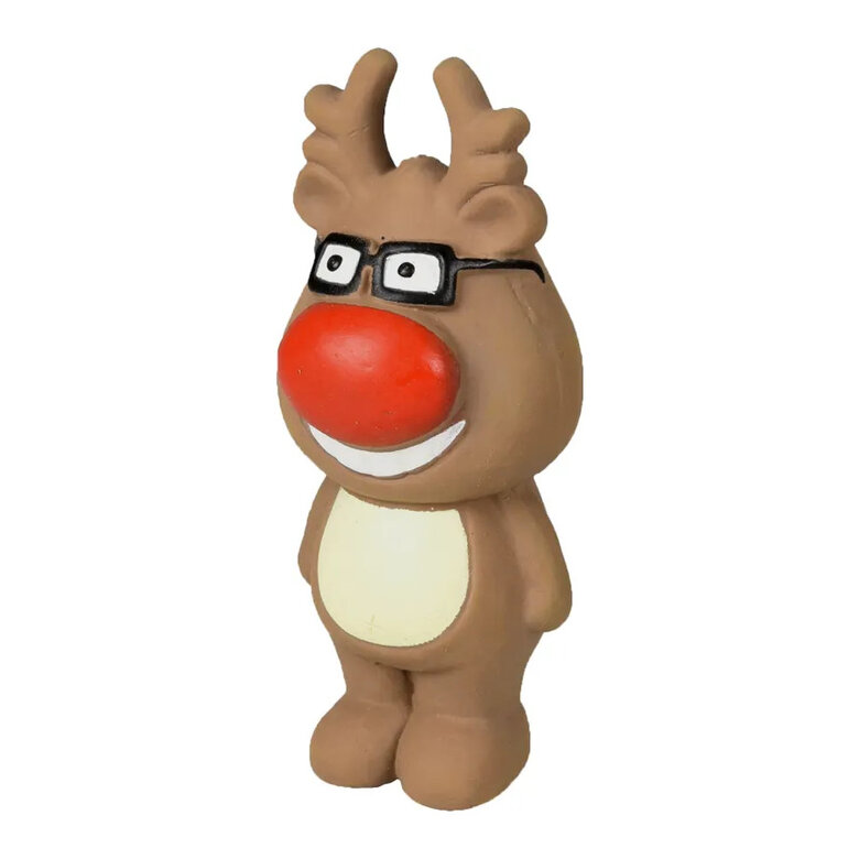 Karlie Rena de Natal em látex brinquedo para cães,  Imagem número 4 Karlie Rena de Natal em látex brinquedo para cães, , large Imagem número 4