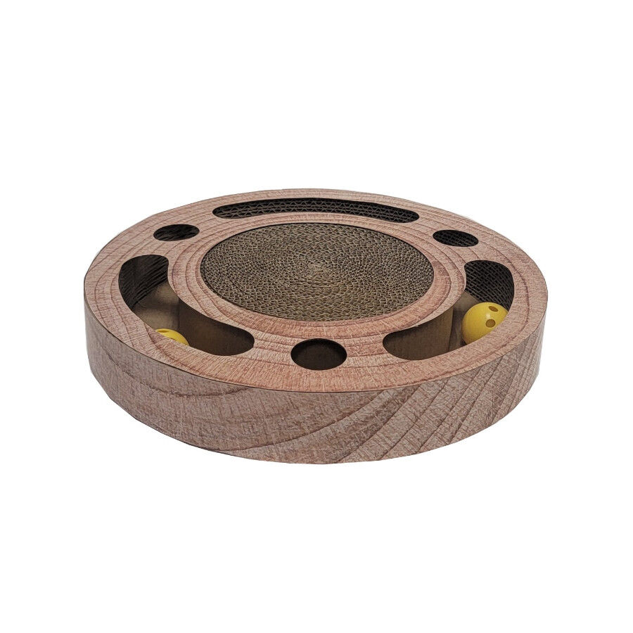 Leeby Pelusa arranhador com brinquedo para gatos, , large Imagem n&uacute;mero 3