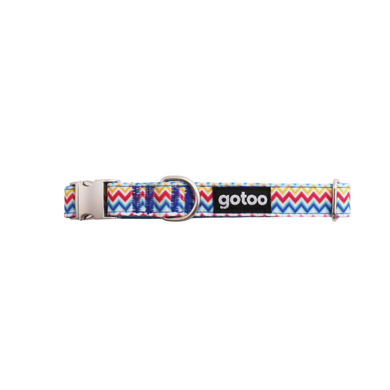 Gotoo Coleira estampada colorida para cães,  Imagem número 1 Gotoo Coleira estampada colorida para cães, , large Imagem número 1