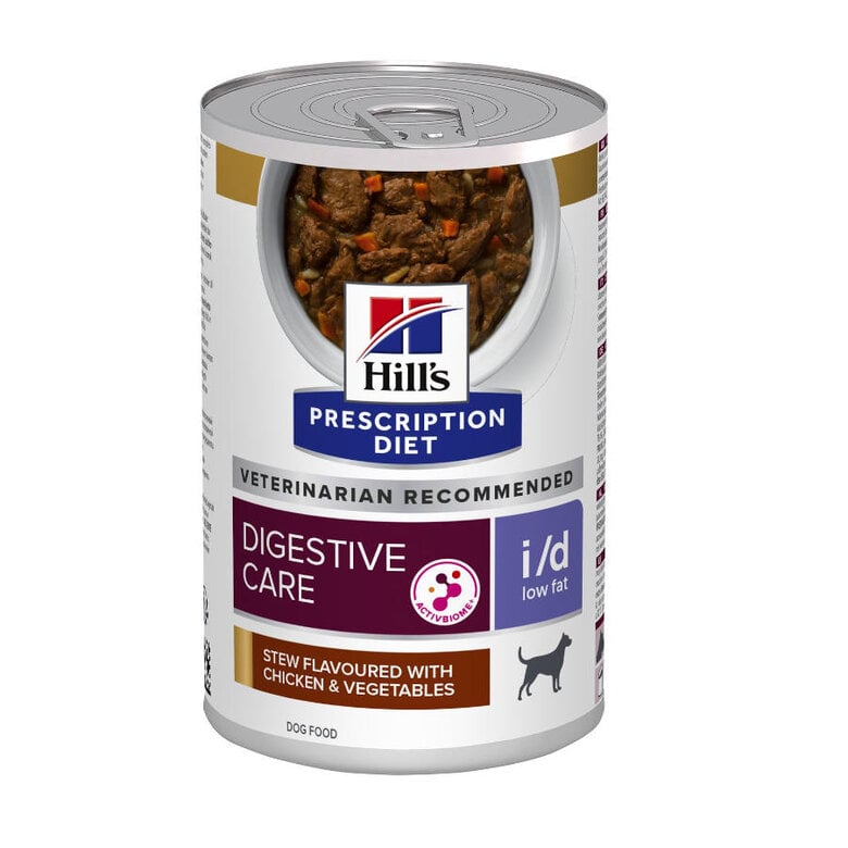 354 g Hill's Prescription Diet Digestive Care i/d Low Fat Frango e Legumes lata para cães,  Imagem número 1 354 g Hill's Prescription Diet Digestive Care i/d Low Fat Frango e Legumes lata para cães, , large Imagem número 1