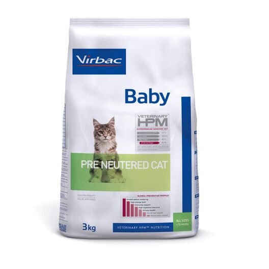 Virbac Baby Pre Neutered Hpm ração para gatos, , large image number null