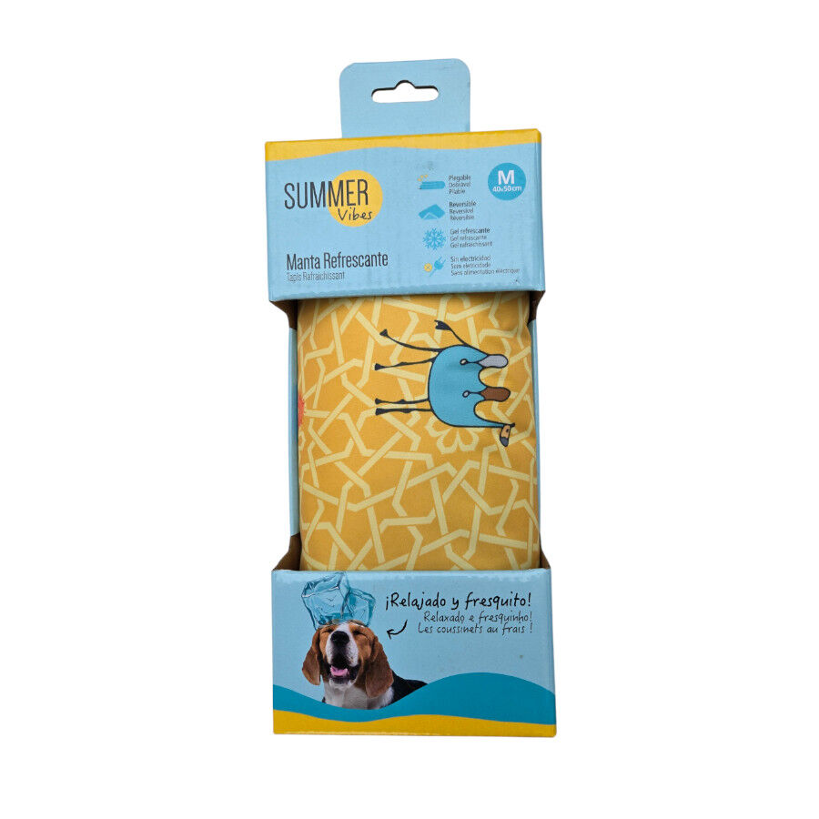 Summer Vibes Manta refrescante com estampado para c&atilde;es, , large Imagem n&uacute;mero 4