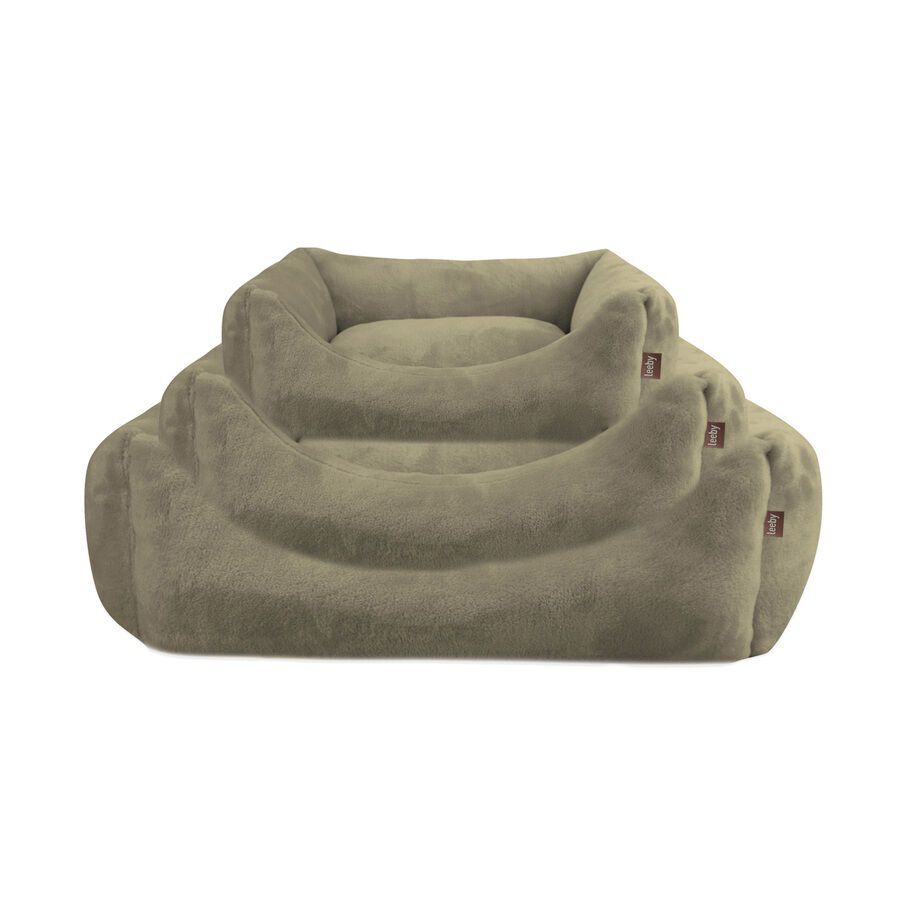Leeby Cama de veludo verde para c&atilde;es, , large Imagem n&uacute;mero 3