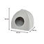 Leeby Cama igl&uacute; cinzenta para gatos, , large Indicador imagem n&uacute;mero 5