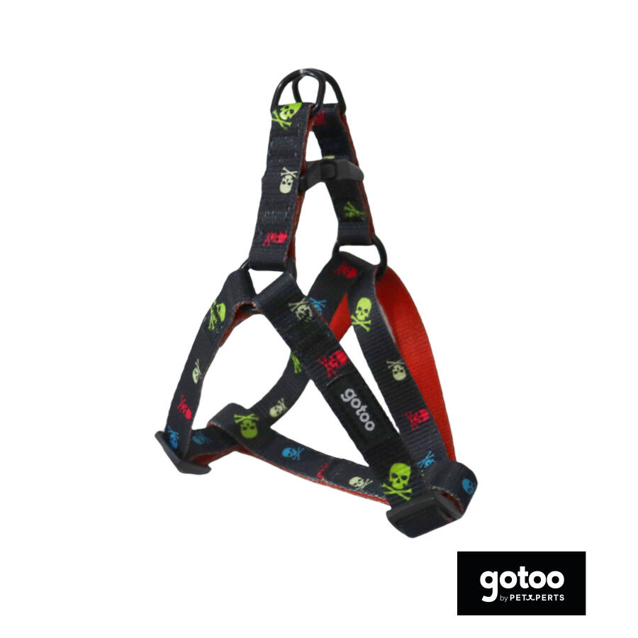 Gotoo Peitoral estampado cinza para c&atilde;es, , large Imagem n&uacute;mero 2