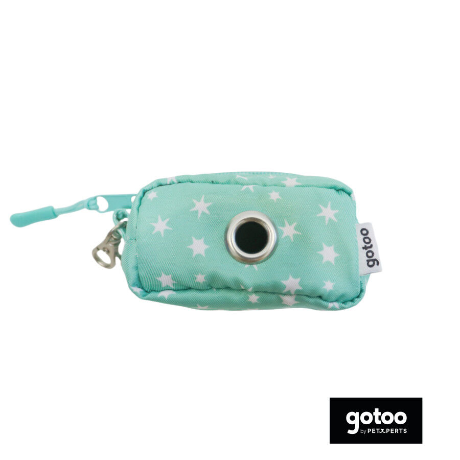Gotoo Porta-sacos estampado verde para c&atilde;es, , large Imagem n&uacute;mero 2