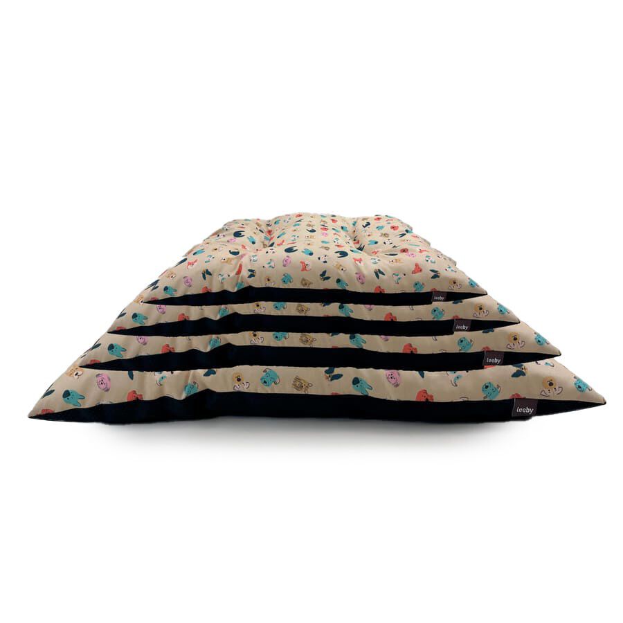 Leeby Almofada Acolchoada Bege com Banda Desenhada para c&atilde;es, , large Imagem n&uacute;mero 1