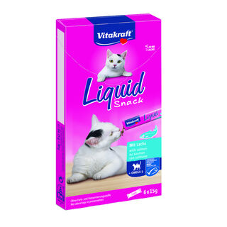 Vitakraft Liquid Snack de Salmão para gatos