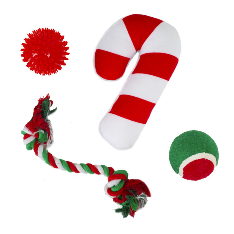 Wonder Christmas Xmas Brinquedos de Natal para cães – Pack 4, , large image number null