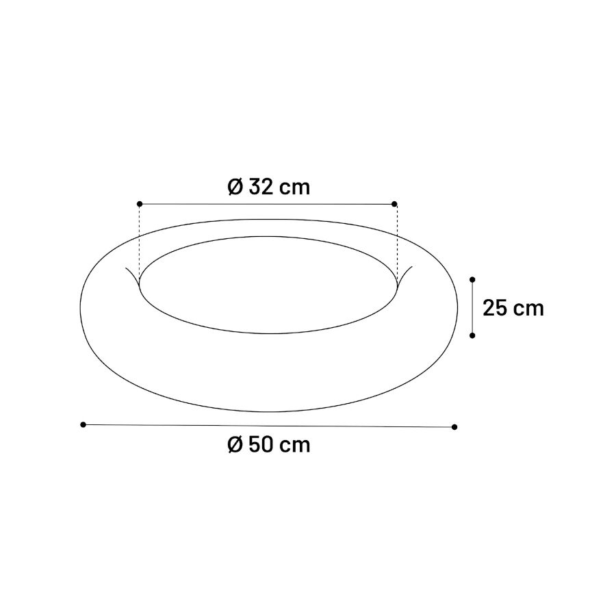 Flamingo Demi Redonda Azul cama para c&atilde;es e gatos, , large Imagem n&uacute;mero 5