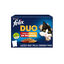 48 saquetas x 85 g Felix Fantastic Duo Carne em Gelatina saqueta Pack poupança!, , large Indicador imagem número 1