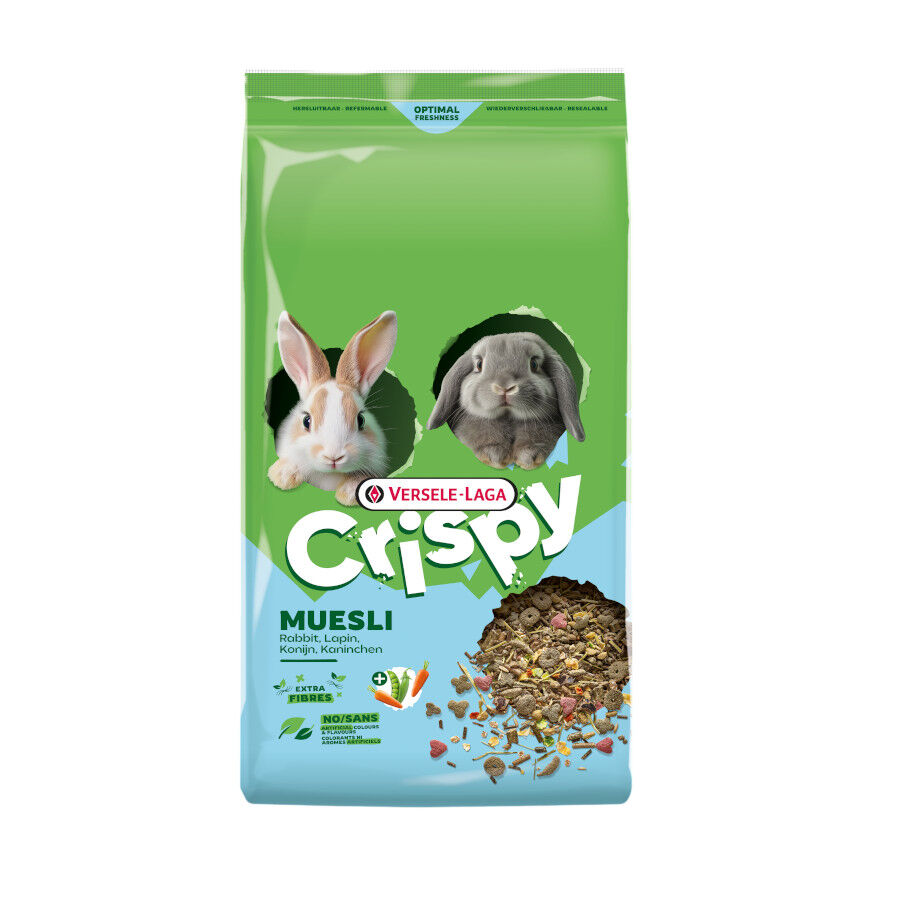 20 kg Versele-Laga Crispy Muesli Ra&ccedil;&atilde;o para coelhos, , large Imagem n&uacute;mero 1