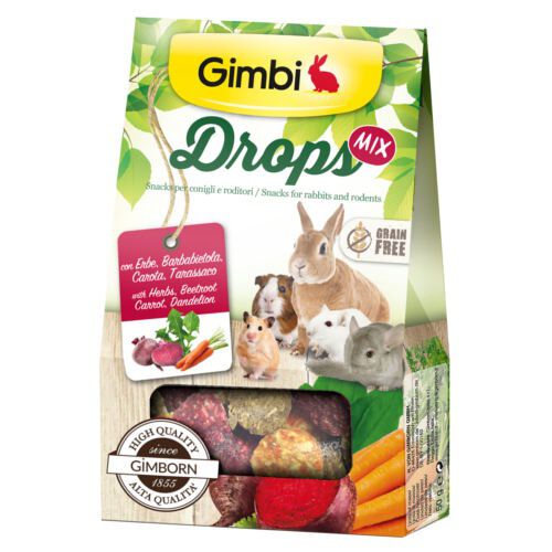 Gimbi Drops Mix snack para roedores Imagem n&uacute;mero 1