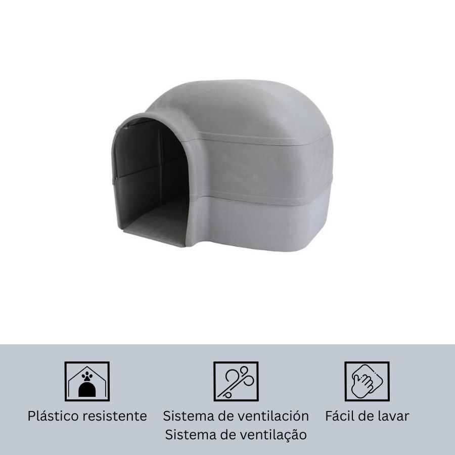 Petmate Husky Casota de pl&aacute;stico para c&atilde;es, , large Imagem n&uacute;mero 5