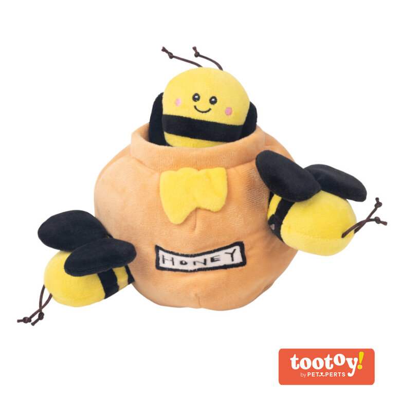 Tootoy!Honey & Bees Cuddler Yellow Peluche Gigante para cães,  Imagem número 1 Tootoy!Honey & Bees Cuddler Yellow Peluche Gigante para cães, , large Imagem número 1