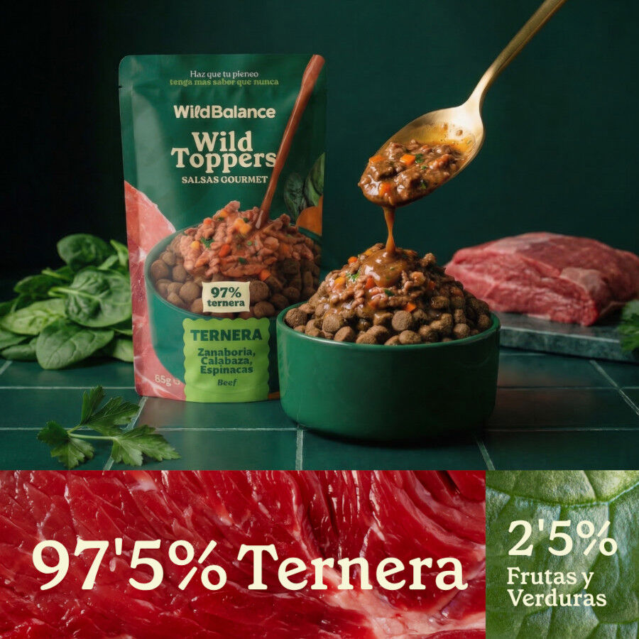 85 g Wild Balance Toppers Ternera salsa para perros, , large Imagem n&uacute;mero 5