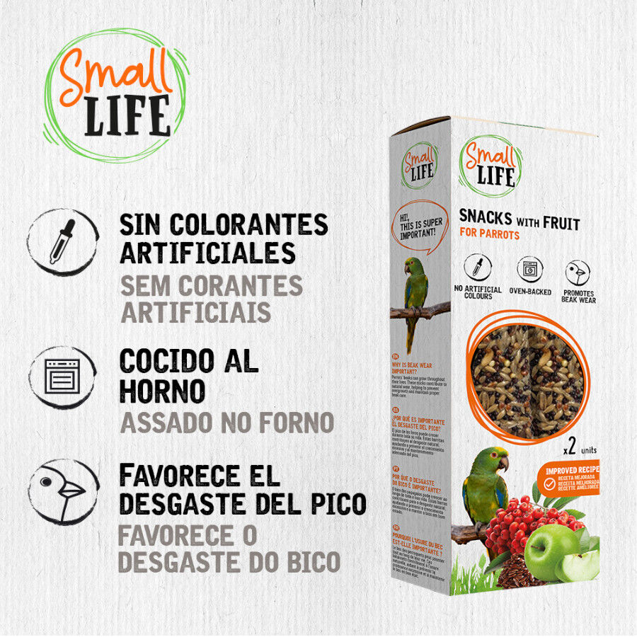 2 barritas Small Life Barritas con Fruta para loros, , large Imagem n&uacute;mero 3