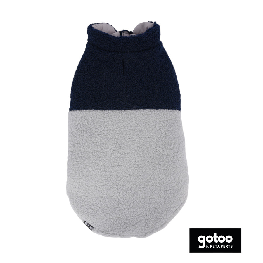 Gotoo Casaco Azul e Cinzento para c&atilde;es, , large Imagem n&uacute;mero 2