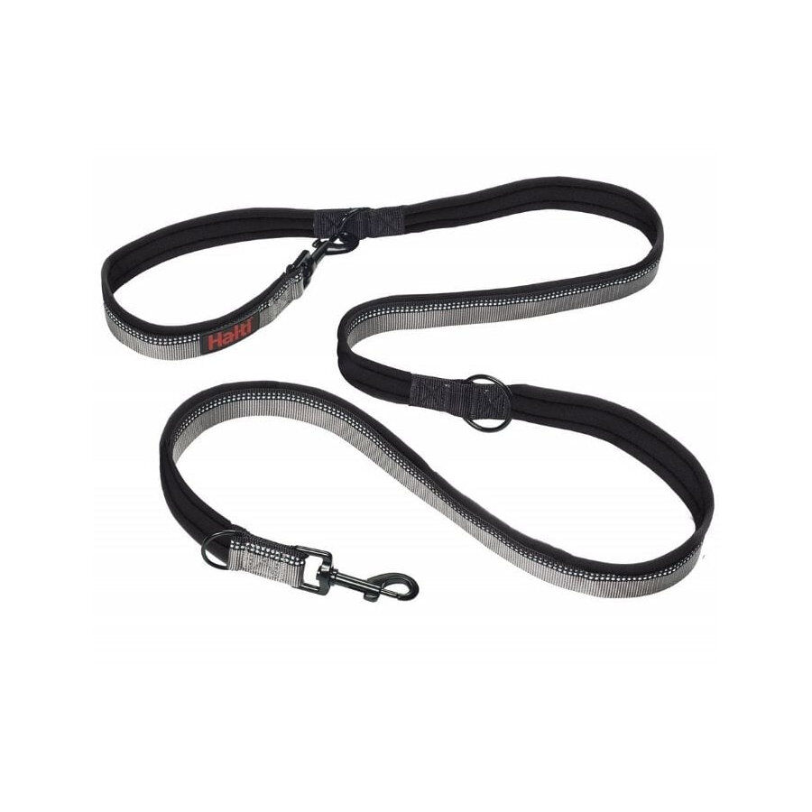 Halti Trela ​​de gancho duplo preta para c&atilde;es, , large Imagem n&uacute;mero 1