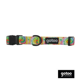 Gotoo Coleira estampada tie die para cães
