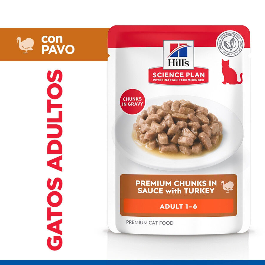 85 g Hill's Adult Science Plan Peru saqueta para gatos, , large Imagem n&uacute;mero 3