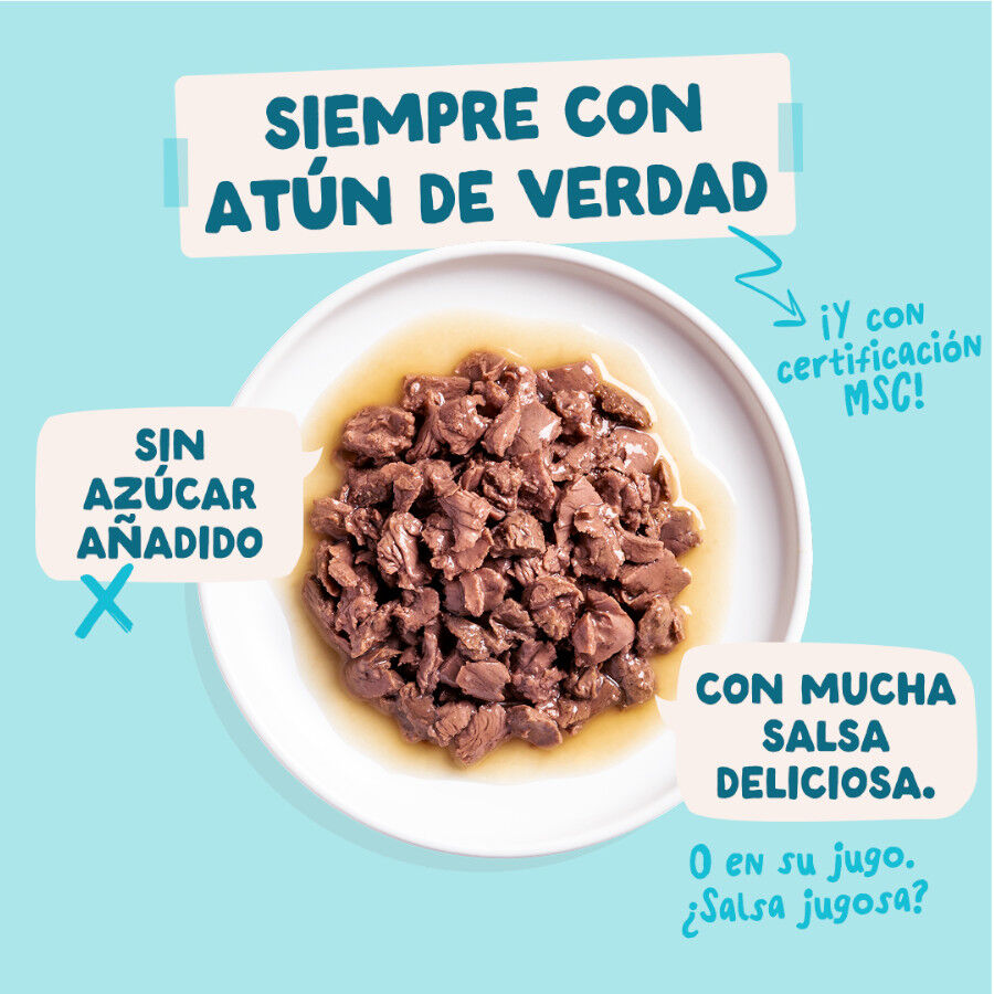 85 g Edgard & Cooper Comida h&uacute;mida de atum e frango em molho em saquetas para gatos, , large Imagem n&uacute;mero 3