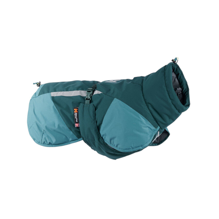 Non-stop Dogwear Glacier Casaco Imperme&aacute;vel Azul e Verde para c&atilde;es, , large Imagem n&uacute;mero 1