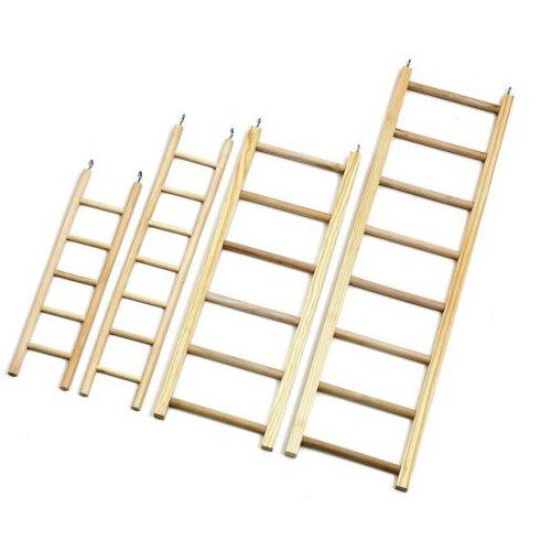 Flamingo escaleras de madera para p&aacute;jaros Imagem n&uacute;mero 1