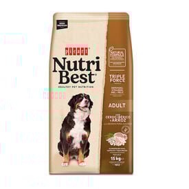 Nutribest Adult Porco Ibérico e Arroz ração para cães