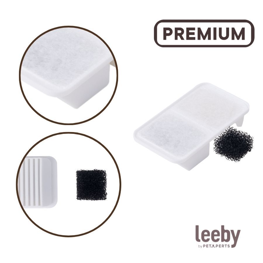 Leeby Conjunto de 3 Filtros de Substitui&ccedil;&atilde;o para bebedouro de c&atilde;es e gatos, , large Imagem n&uacute;mero 3