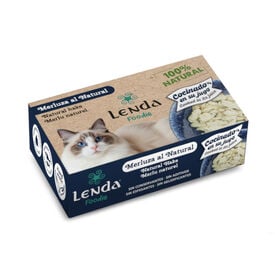 Lenda Comida h&uacute;mida de Pescada ao natural em lata para gatos