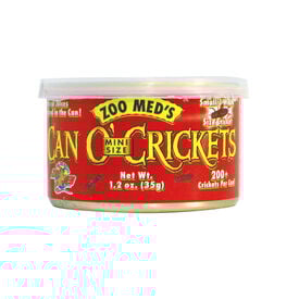 Zoo Med Can O’Crickets Mini Size Grilos para reptéis