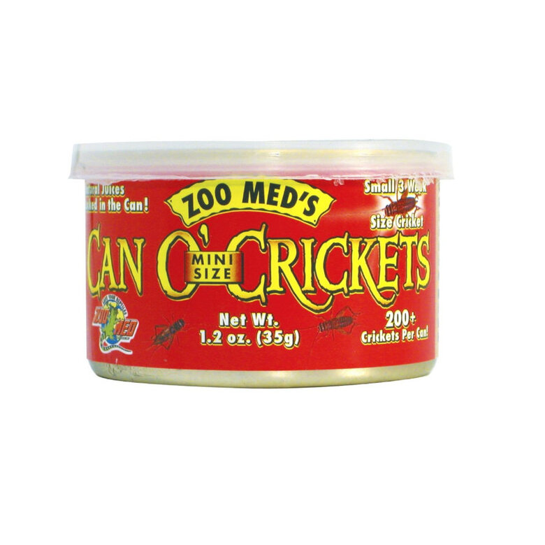 Zoo Med Can O’Crickets Mini Size Grilos para reptéis, , large image number null