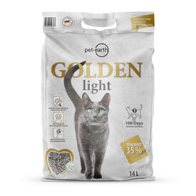 Golden Grey Areia de gato aglutinante