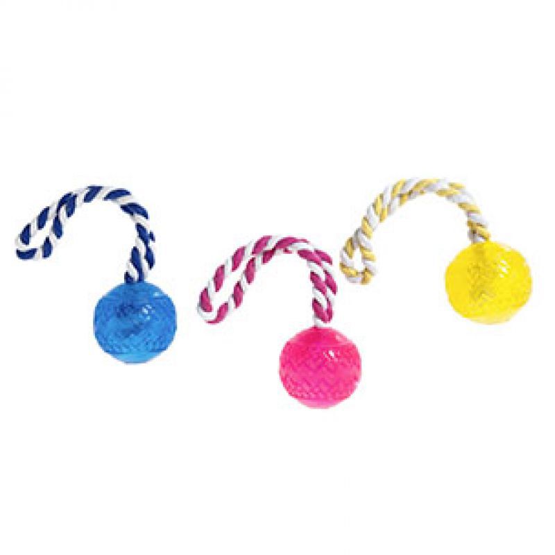 Flamingo juguete para perros pelota con cuerda Imagem n&uacute;mero 1