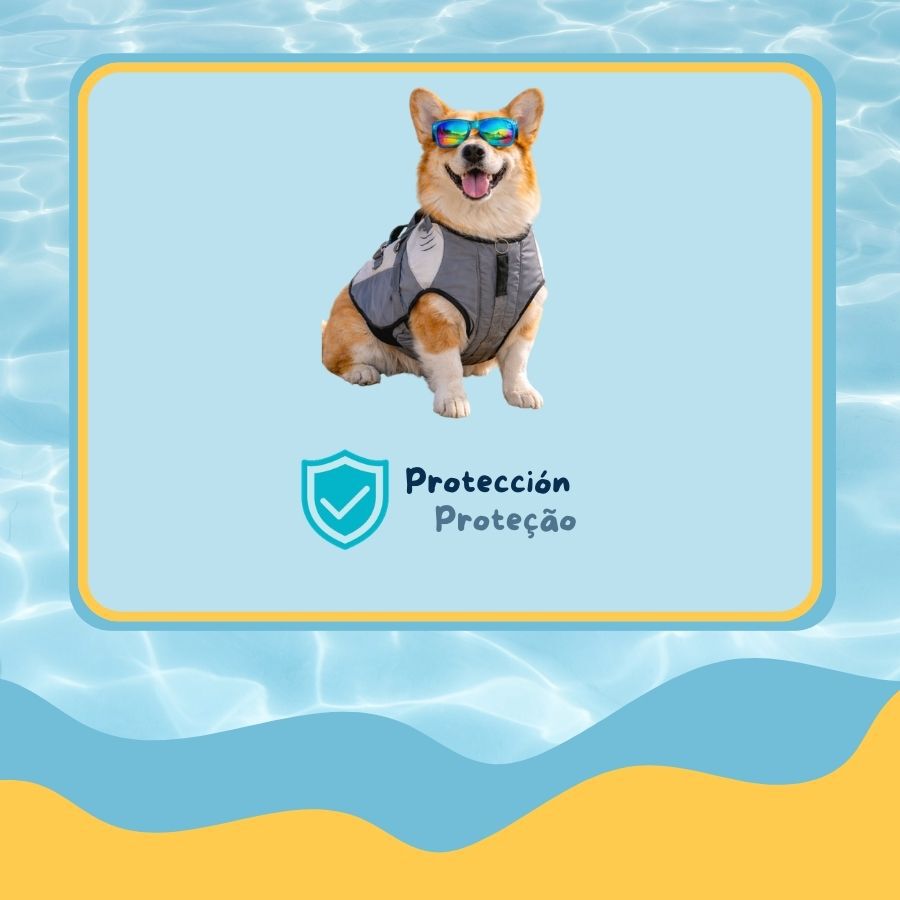 Colete salva-vidas Summer Vibes Shark para c&atilde;es, , large Imagem n&uacute;mero 4