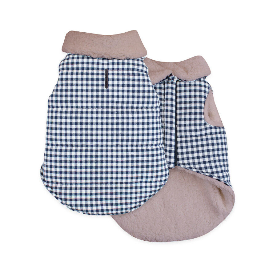 Outech Casaco Bomber Vichy Navy para c&atilde;es, , large Imagem n&uacute;mero 2