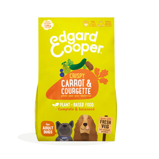 Pienso Edgard & Cooper Cenoura e Curgete ração para cães