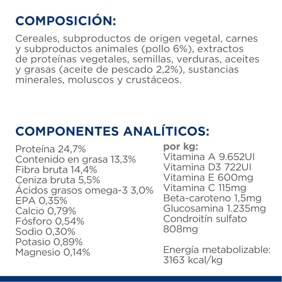 2 x 6 kg Hill's Prescription Diet j/d Metabolic + Mobility mini Adult ra&ccedil;&atilde;o para c&atilde;es Pack poupan&ccedil;a!, , large Imagem n&uacute;mero 10
