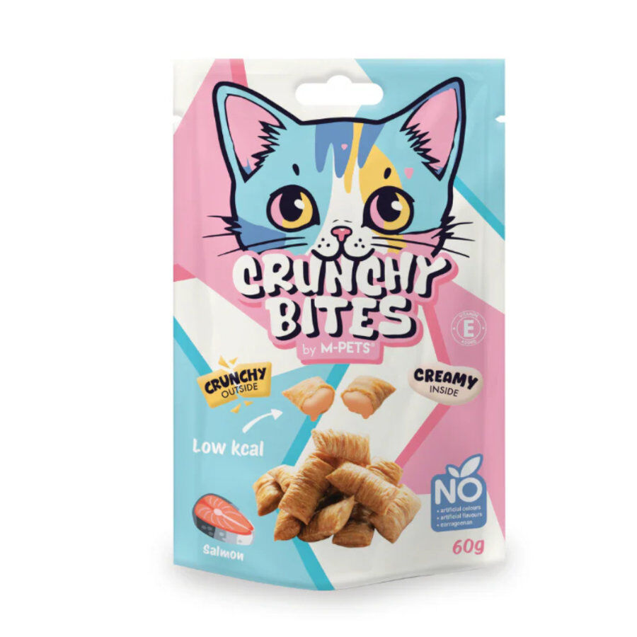 60 g M-Pets Salm&oacute;n snack crujiente para gatos, , large Imagem n&uacute;mero 1