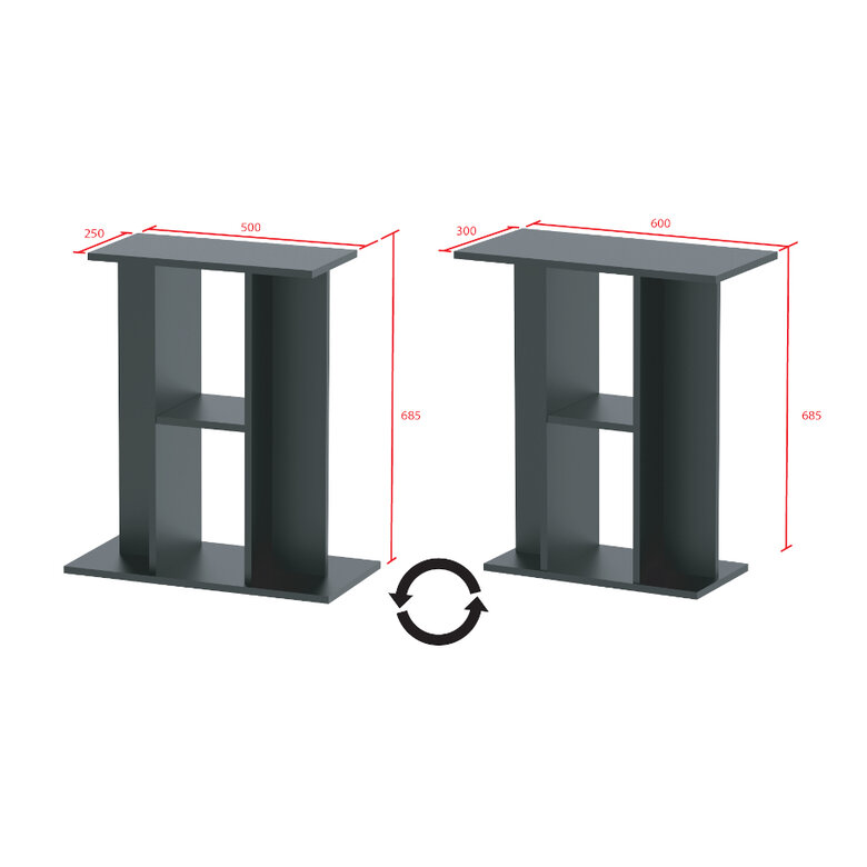 Mesa de aquário cinza Small Life Aquarium 50,  Imagem número 5 Mesa de aquário cinza Small Life Aquarium 50, , large Imagem número 5