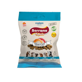 Mediterranean Natural Serrano Biscoitos Salmão e Atum para cães