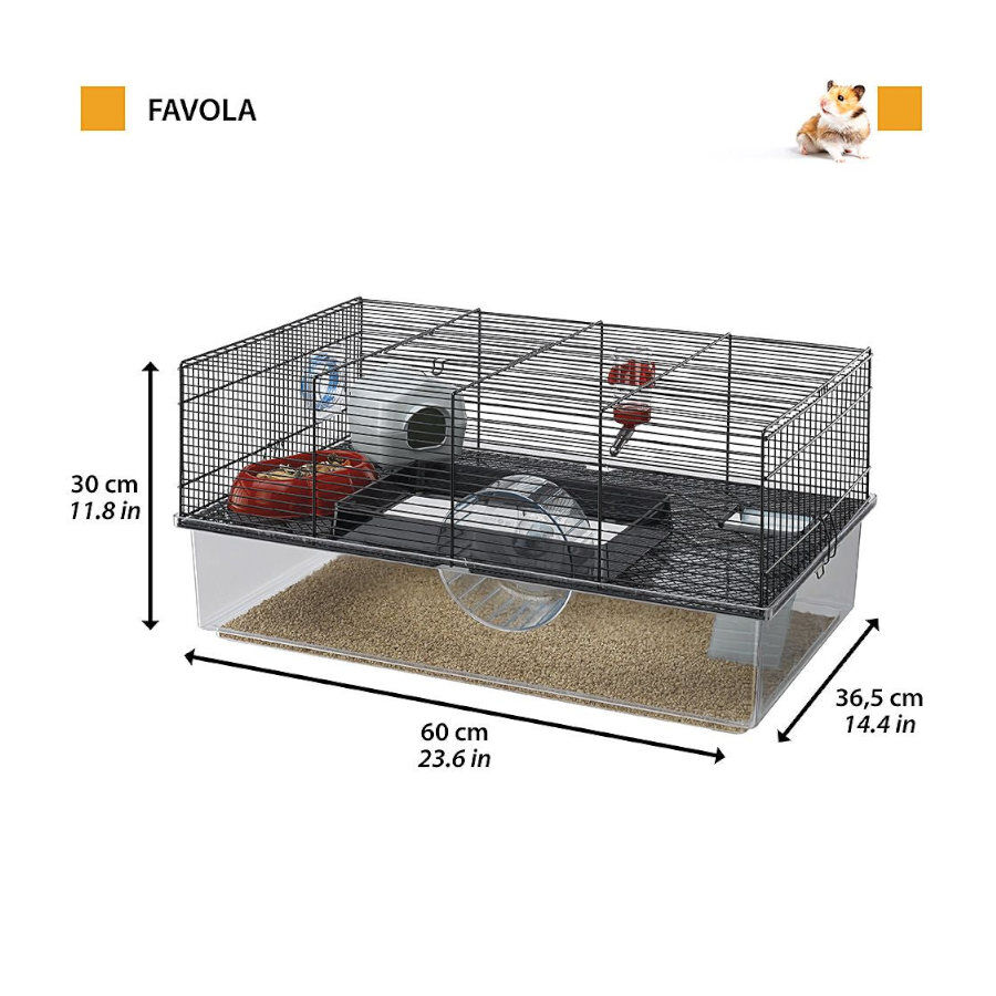 Ferplast Favola gaiola para hamster e ratos, , large Imagem n&uacute;mero 2